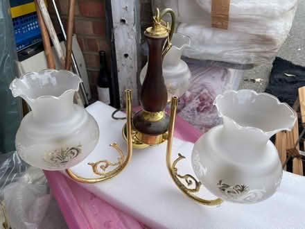 Photo of free Ceiling hanging light with 3 stems (Worthing BN11) #1