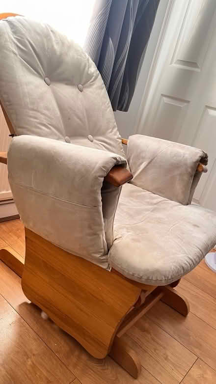 Photo of free Rocking Nursing chair & footstool (Kempston) #2