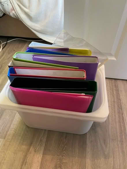 Photo of free Various ring binders (Shurdington GL51) #1