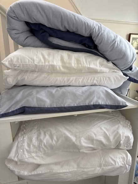 Photo of free Double duvet with cover and pillows (L12) #1
