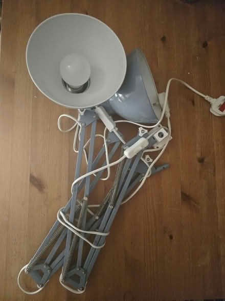 Photo of free Tertial ikea lamp pair of 2 blue (Southfields SW18) #1