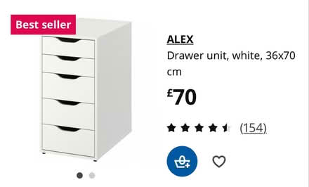 Photo of free Desk drawer set - IKEA (Town Centre Cheltenham) #4