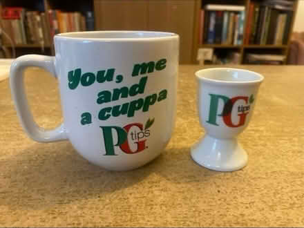 Photo of free PG Tips Cup & Egg Cup (Cheshunt En8) #1