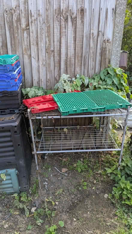 Photo of free Plastic wheelie for pushing loaded food baskets (Loftus Road W12) #3