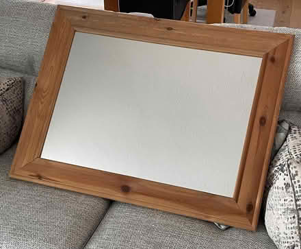 Photo of free Pine mirror, gold frame print (Chineham) #2