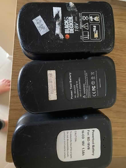 Photo of free 3 x 18v nimh battery for chainsaw (Wollaton NG82) #1