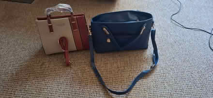 Photo of free Brown bag, blue bag (The Meadows NG2) #1