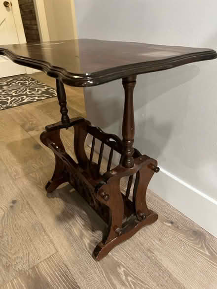 Photo of free Vintage solid wood end table (Near downtown Walnut Creek) #2