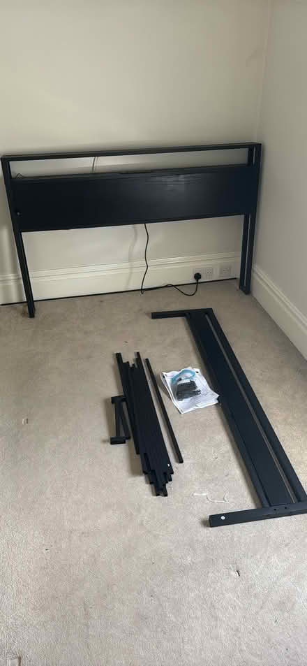 Photo of free King metal bed frame (Chelsea SW3) #1
