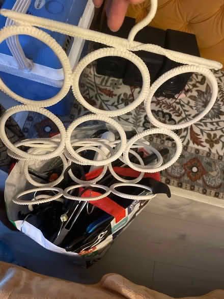 Photo of free Bag of hangers and drawer dividers (Finsbury park) #1