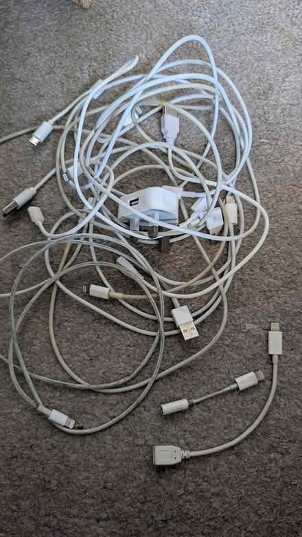 Photo of free iPhone cables and adapters (Hanger Lane) #1
