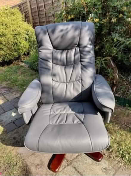 Photo of free Grey swivel chair (Woodcote) #1