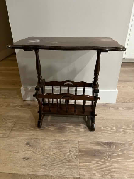 Photo of free Vintage solid wood end table (Near downtown Walnut Creek) #1
