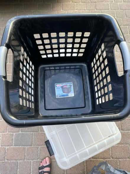 Photo of free Square laundry basket (Central Ave/ Orchard) #1