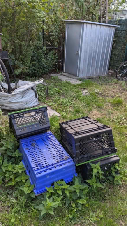 Photo of free Plastic wheelie for pushing loaded food baskets (Loftus Road W12) #4