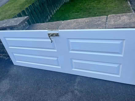 Photo of free Wooden door white (Queensbury BD13) #1