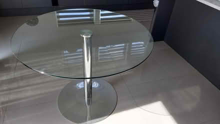 Photo of free Circular Glass Table (Cromdale, Grantown-on-Spey) #2