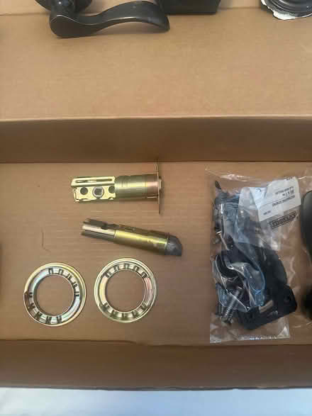 Photo of free Baldwin bronze door handle & lock (West Frisco) #4