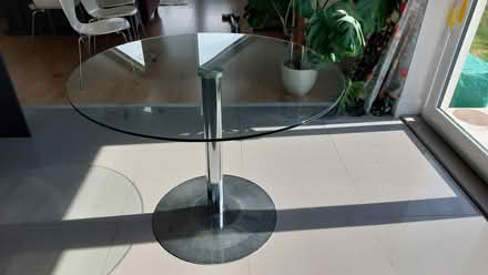 Photo of free Circular Glass Table (Cromdale, Grantown-on-Spey) #1