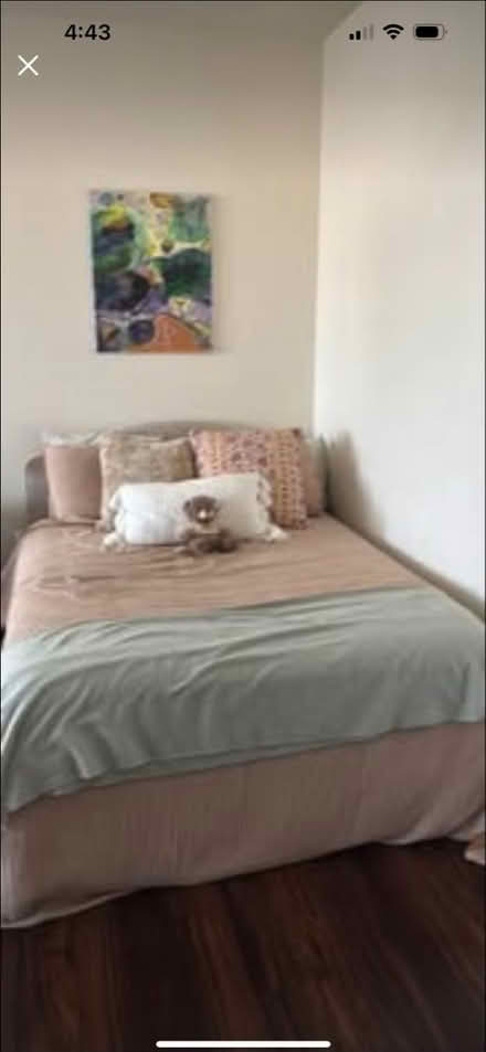 Photo of free Bed frame gray- full size (North Hollywood) #2