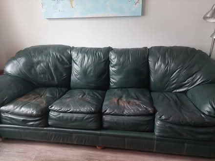 Photo of free 4 seated leather sofa (W6, Hammersmith and Fulham) #2