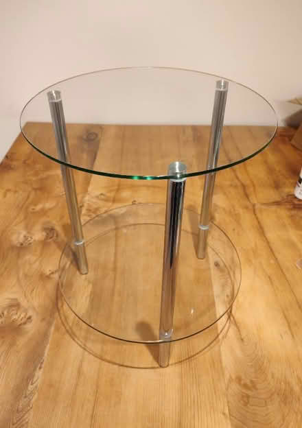Photo of free Small glass round table (Greater Leys OX4) #2