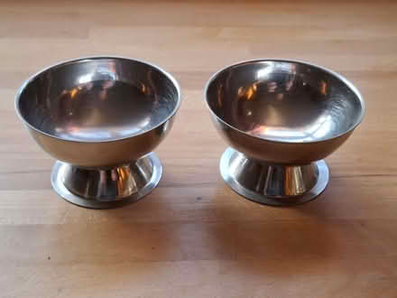Photo of free two stainless steel sundae dishes (Ballyhenry BT36) #1