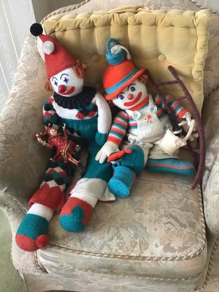 Photo of free Pair of knitted clowns (Great Wakering Essex SS3) #1