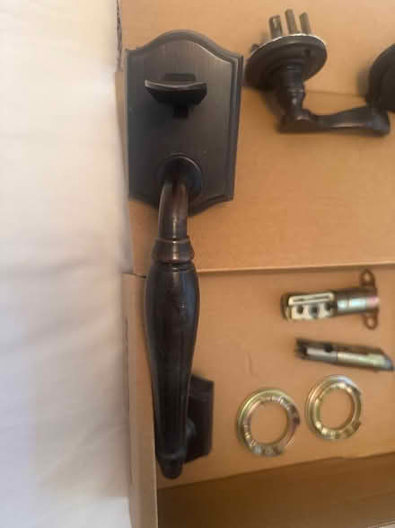 Photo of free Baldwin bronze door handle & lock (West Frisco) #1