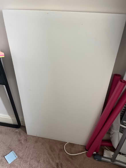 Photo of free White desk pink legs (Primrose) #1
