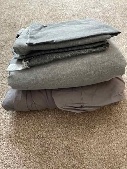Photo of free Light & Dark Grey Bed set (Cambridge CB4) #1