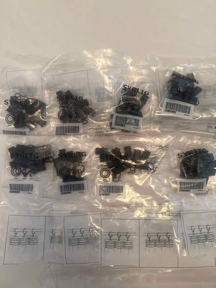 Photo of free IKEA syrlig curtain clips (West Frisco) #1