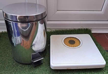 Photo of free Bathroom scales and bin (BR5 St Mary Cray) #1