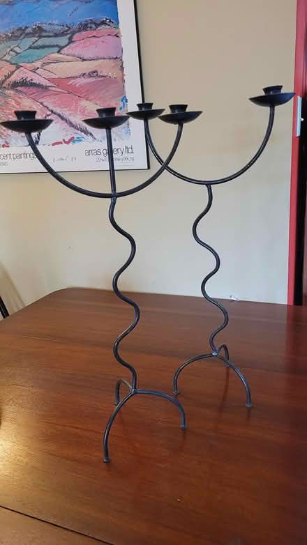 Photo of free Artisan iron candlesticks (Toronto) #1