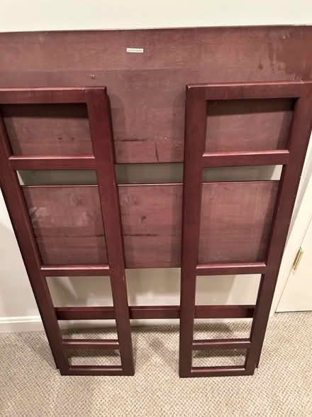 Photo of free Container store folding wood shelf (McLean near Spring Hill Road) #2