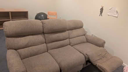 Photo of free Entertainment center, couch, chair (Seven Fields PA) #2