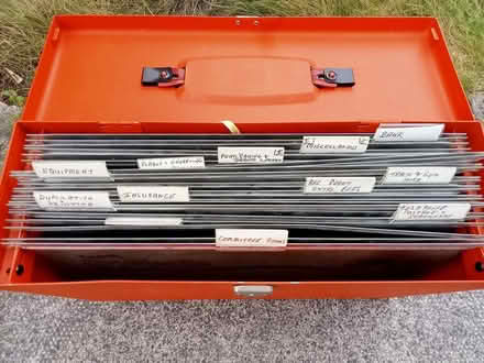 Photo of free Red metal filing box (Bridge of Don) #3