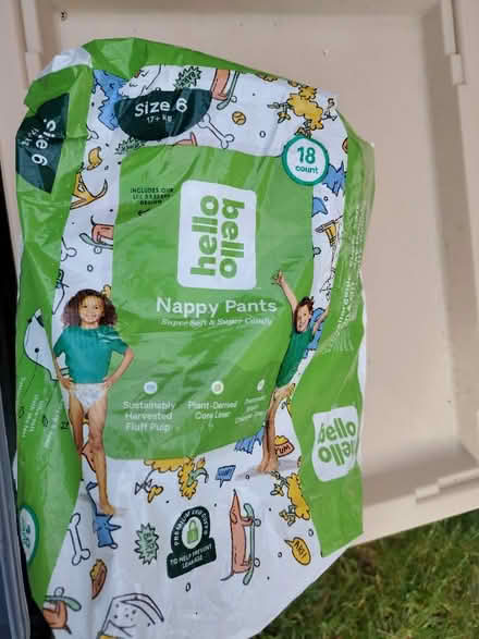Photo of free 8 x Hello Bello size 6 nappy pants (Colchester CO3) #1