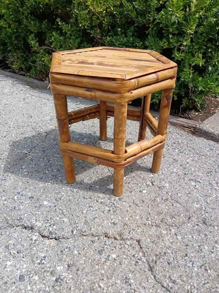 Photo of free Bamboo plant stand (Menlo park) #1