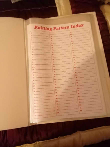 Photo of free Red knitting pattern file (Tonbridge) #2