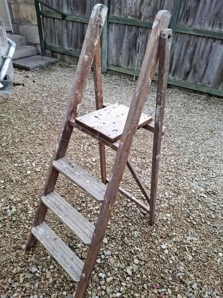 Photo of free Wooden A frame ladder (Oldfield Park, Bath) #1