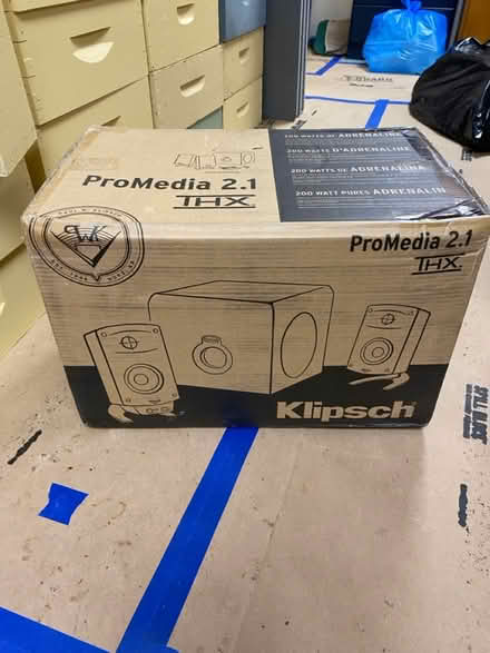 Photo of free Klipsch Pro Media 2.1 THX System (Elmhurst , Queens) #1