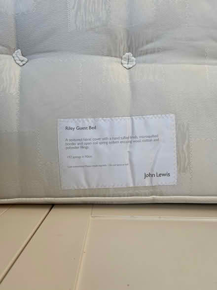 Photo of free John Lewis single mattress (Leckhampton) #2