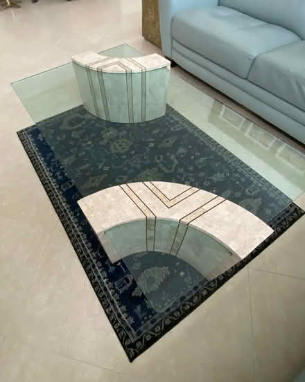 Photo of free Glass and Stone Coffee Table (Boynton Beach) #3
