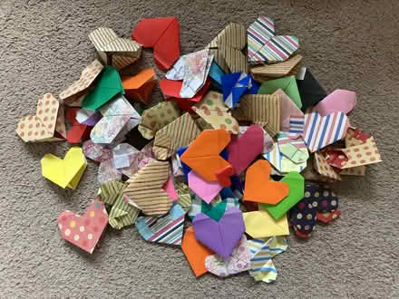 Photo of free Origami Hearts (Sunnyvale - nr Ponderosa Park) #1