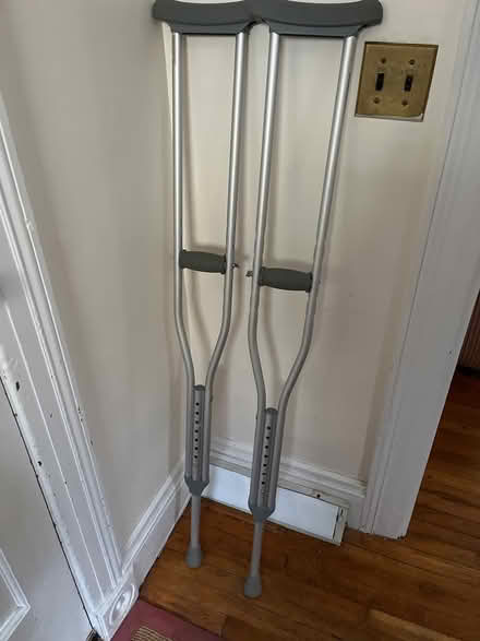 Photo of free Standard adult crutches (75 Jerome St W.Medford) #1