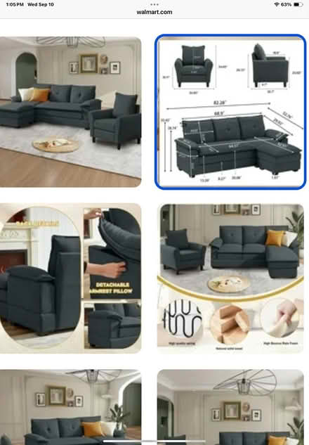 Photo of free Brand new sofa, chair and ottoman (Saybrooke Apartments) #1