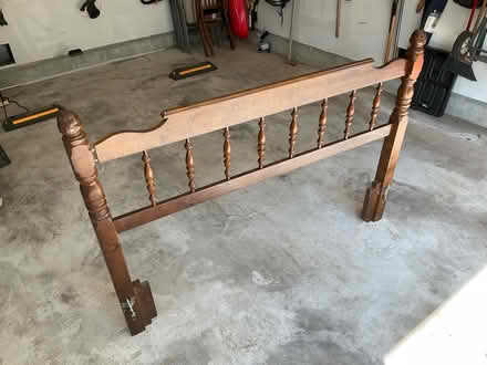 Photo of free Bed frame, headboard, night stand (Wheaton) #1