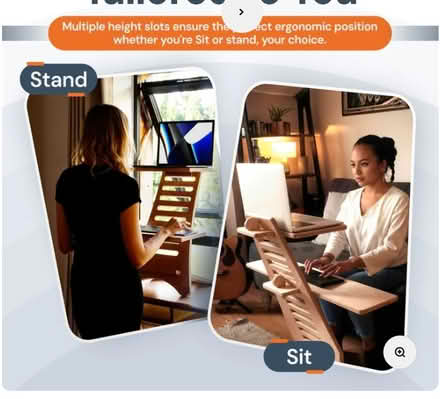 Photo of standing desk (Clapham) #1