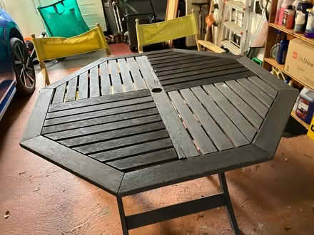 Photo of free Garden Table and 2 Directorās Chairs (DA3) #2
